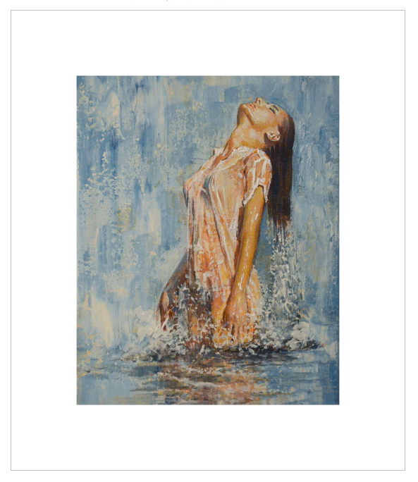 EQLE-N] Limited Edition Canvas Print - SAMUEL JOHNSON - Realism Nude Model Figure Painting