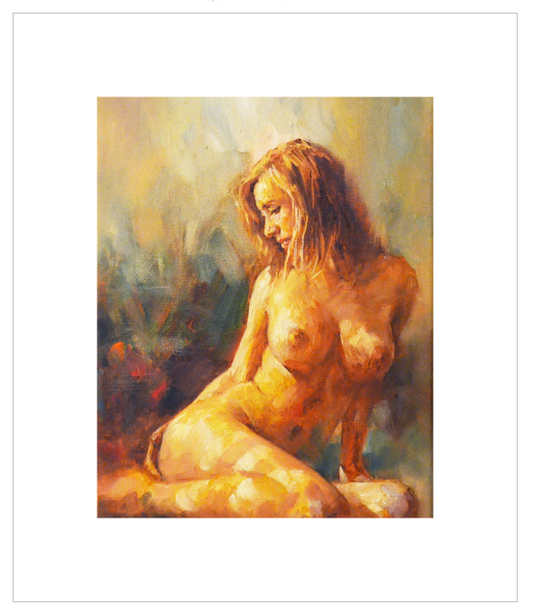 EQLE-N] Limited Edition Canvas Print - SAMUEL JOHNSON - Hyperrealism Nude Model Figure Painting