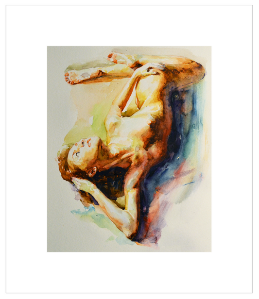 EQLE-N] Limited Edition Canvas Print - EUN JUNG - Nude Model Painting