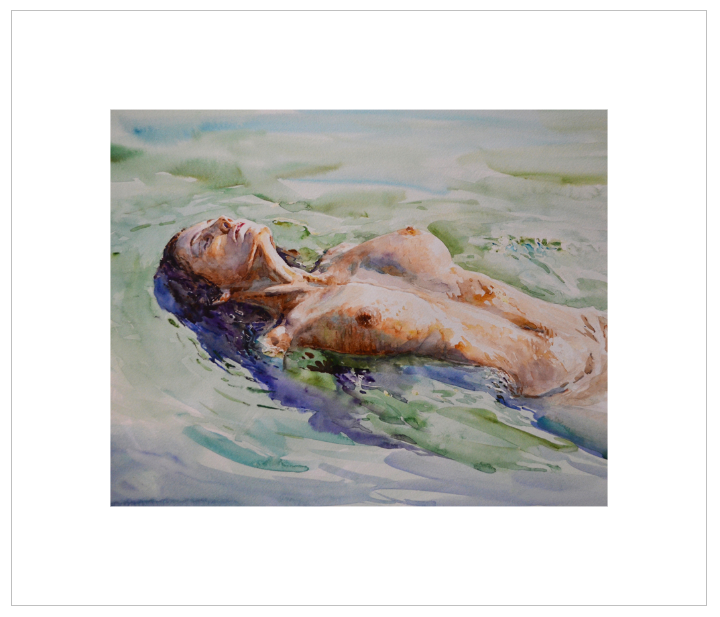 EQLE-N] Limited Edition Canvas Print - EUN JUNG - Nude Model Painting