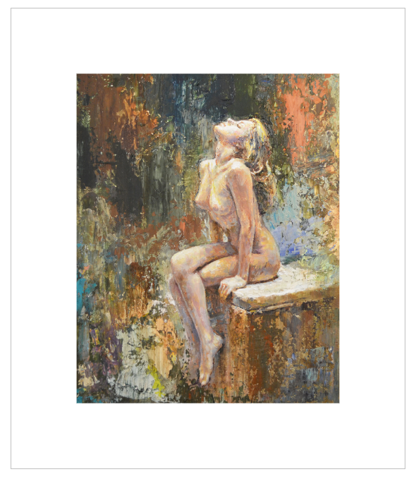 EQLE-N] Limited Edition Canvas Print - EUN JUNG - Nude Model Painting