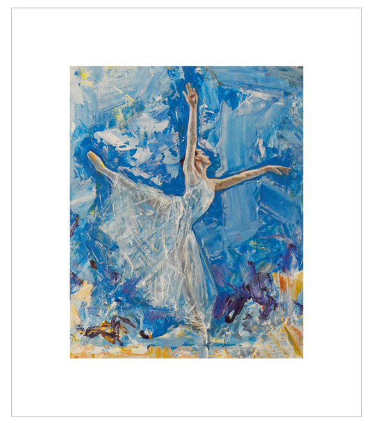 EQLE-F] Limited Edition Canvas Print - TOMAS JOHNSON - Impressionism Ballerina Figure Painting