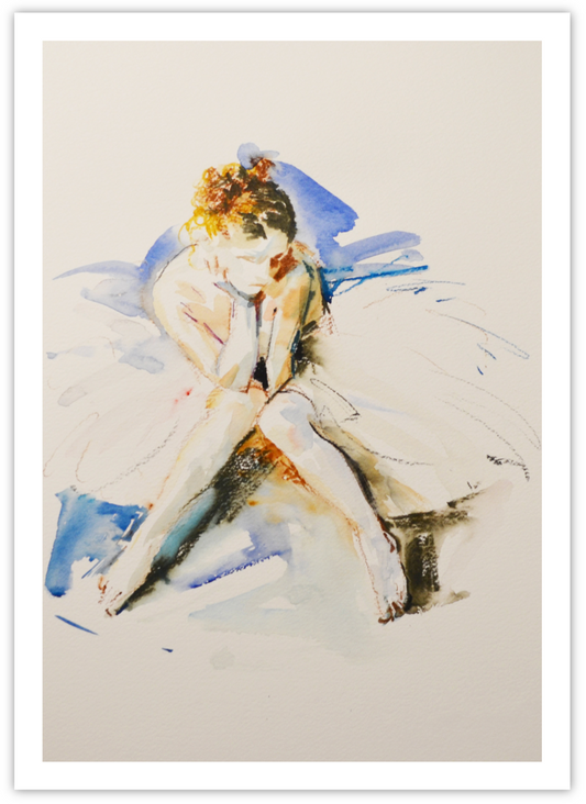 EQLE-F] Limited Edition Paper Print - RUKIE JACKSON - Ballerina Painting Figure Painting