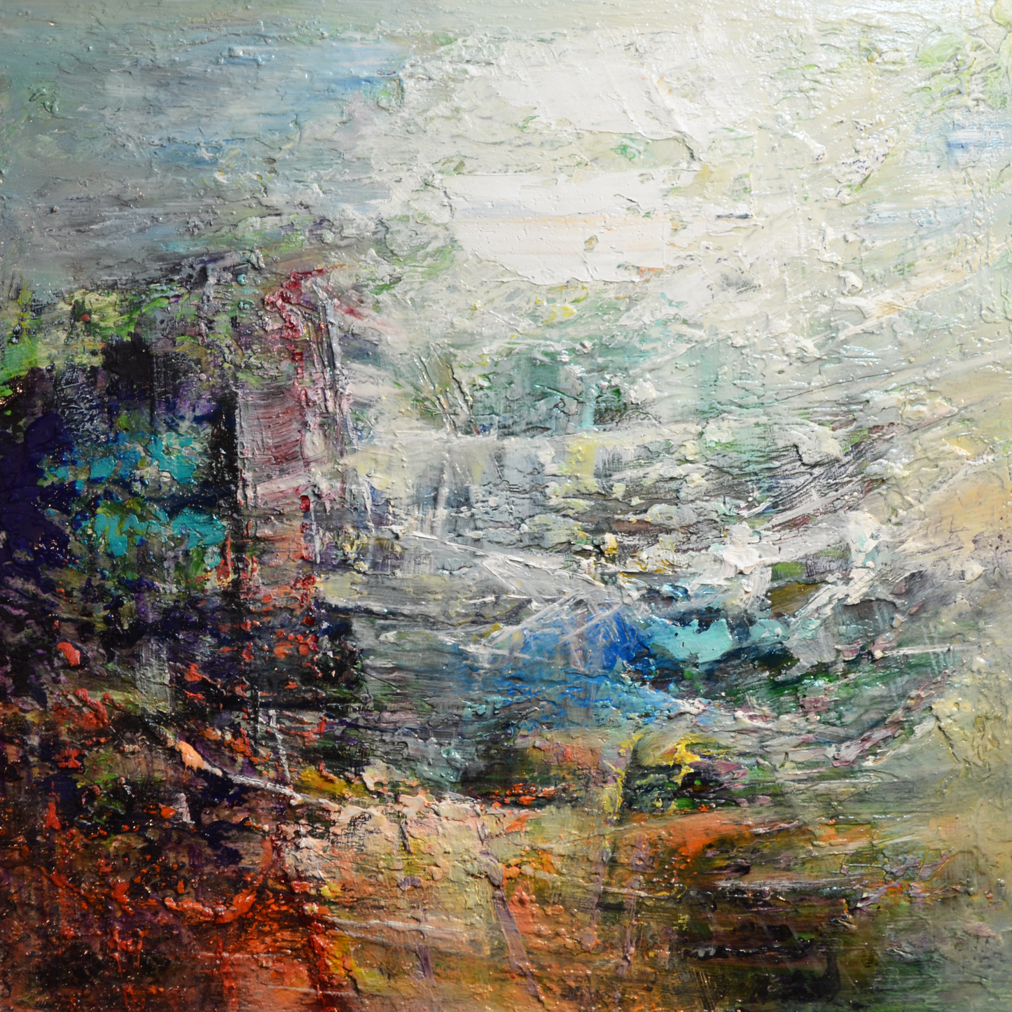 EQOP-A] JAY JACK JUNG - Original Painting - Abstract Landscape Painting