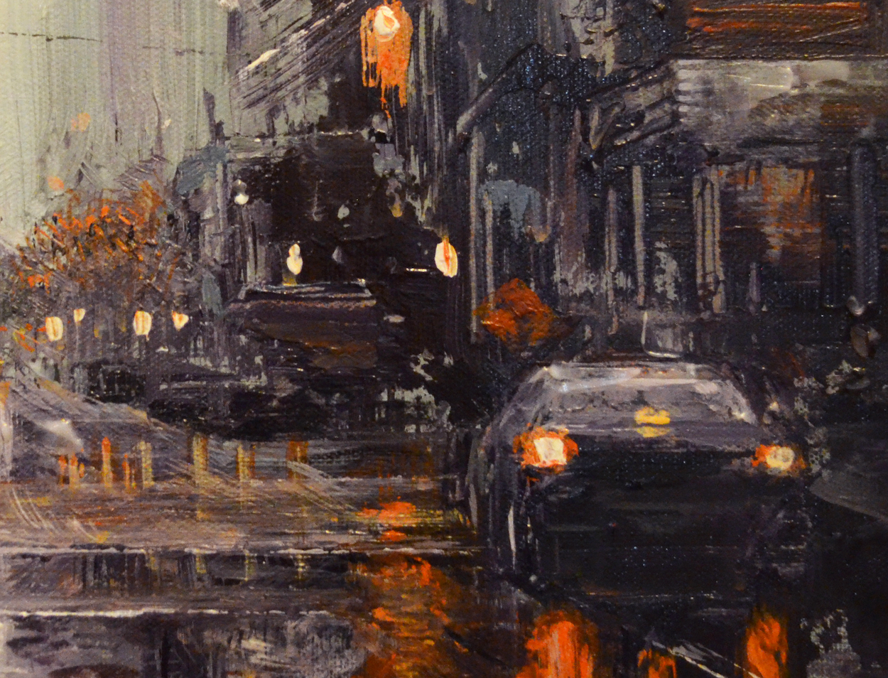 EOPC] JAY JACK JUNG (B. 1955) Original Artwork - Impressionism New York City Cityscape Painting