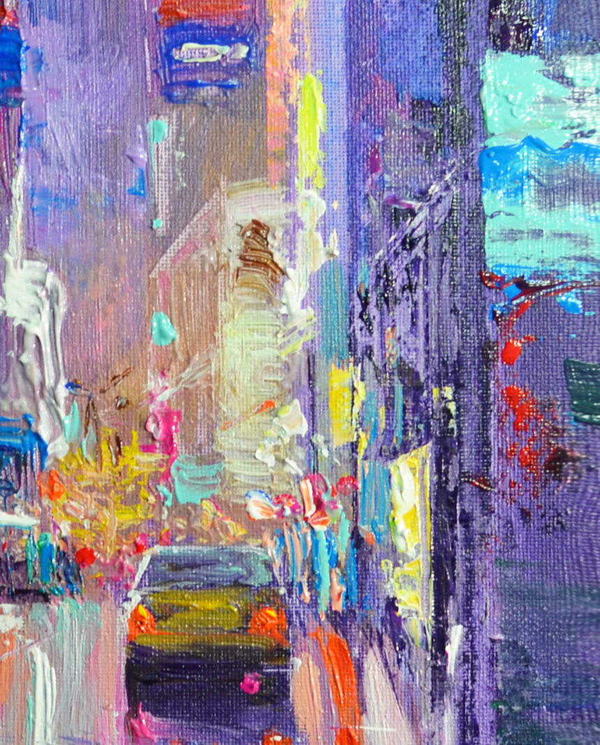 EOPC] JAY JACK JUNG (B. 1955) Original Artwork - Impressionism New York Cityscape Painting