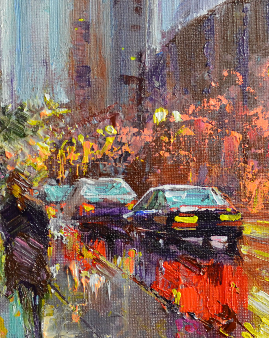 EOPC] JAY JACK JUNG (B. 1955) Original Artwork - Impressionism New York Cityscape Painting