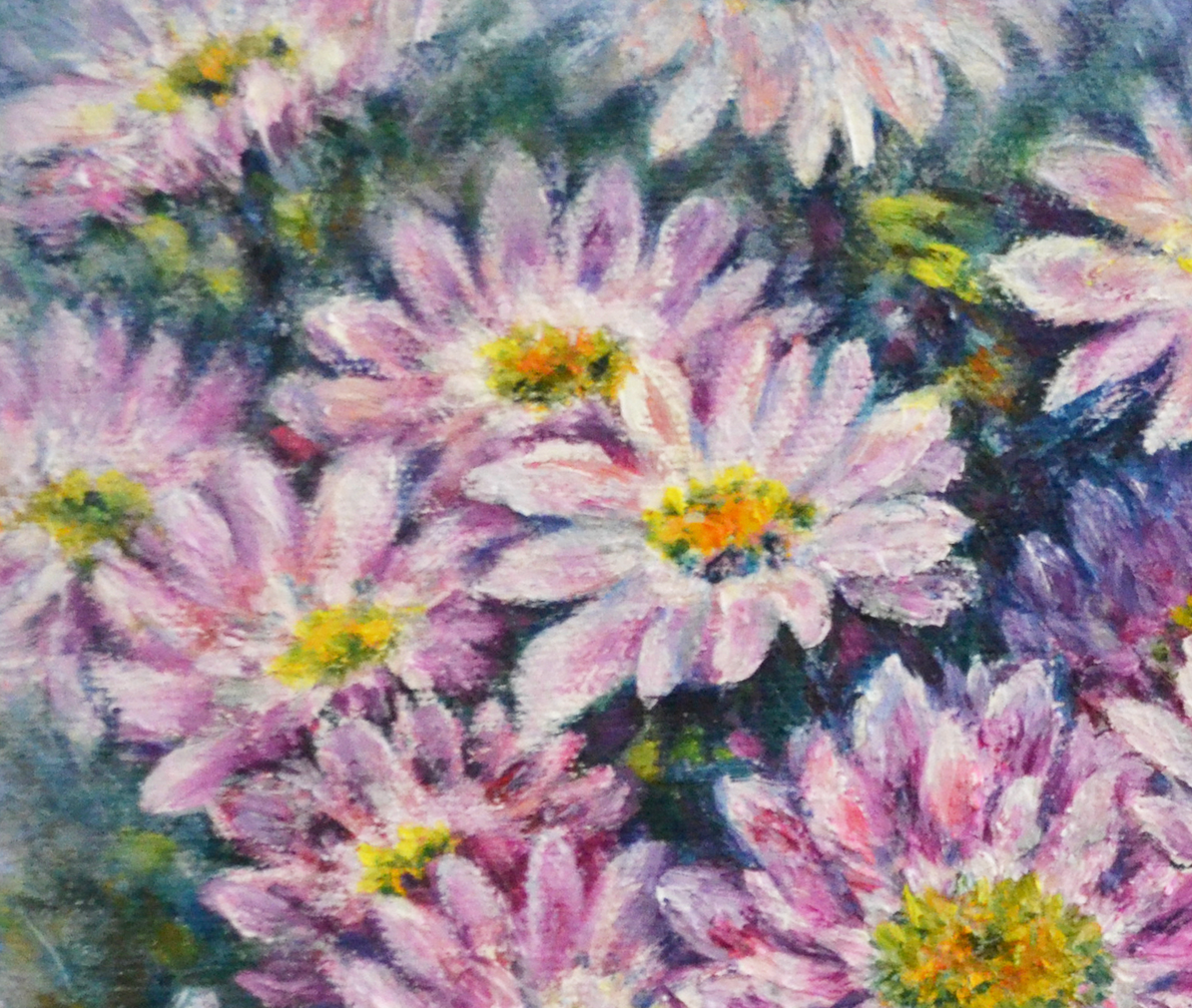 EOPR] MEE JUNG - Original Painting -  Impressionism Spring Flowers Painting