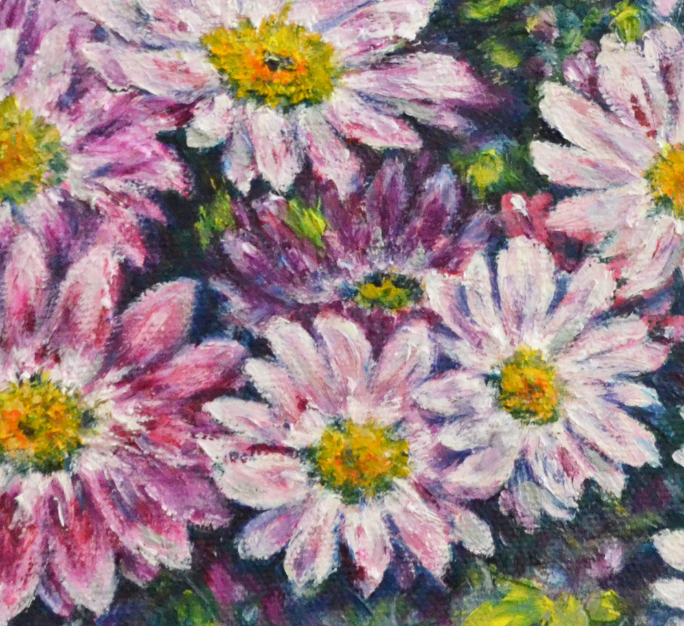 EOPR] MEE JUNG - Original Painting -  Impressionism Spring Flowers Painting