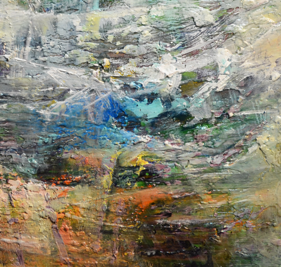 EOPL] JAY JACK JUNG (B. 1955) Original Artwork - Abstract Expressionism Landscape Painting